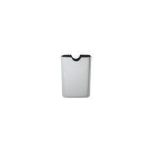 Чехол LANRIZ для iPhone 4 4S (белая гладкая кожа   чёрный кант)