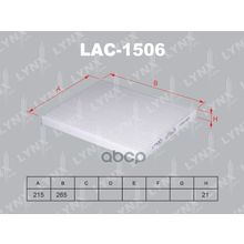 Фильтр Салона LYNXauto арт. LAC1506