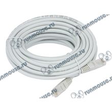 Патч-корд UTP 5e кат. Neomax "NM13001-100-GR", с разъемами RJ-45 (10м) [135705]