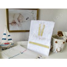 Makkaroni Kids для девочки 4 предмета белый золото