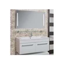 Акватон Мебель для ванной Мадрид 120 (белый) - Набор мебели стандартный (зеркало, раковина, тумба-умывальник)