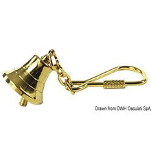 Osculati Pendant polished brass keyring Bell, 35.839.00