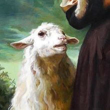 Картина на холсте маслом "Копия. Пастушка, В. Бугро"