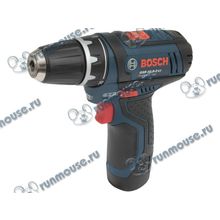 Дрель-шуруповёрт Bosch "GSR 10.8-2-LI Professional" 0601868109, аккум. (Li-Ion 10.8В, 400 1300об. мин., быстроз.) + доп.аккум. + кейс [120244]