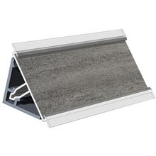 Скиф Плинтус для столешницы 3000х25х25 мм. № 104 матовый, цвет травертин феллини ID - 291601