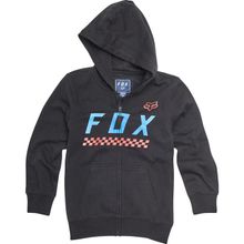 Толстовка подростковая Fox Youth Full Mass Zip Black, Размер YM