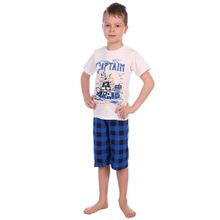 Пижама детская Капитан белый с синим