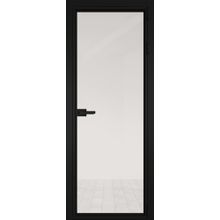  Двери ProfilDoors Модель 1AV Стекло Прозрачное Цвет профиля Черный матовый