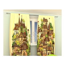 Фотошторы сказочный город