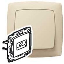 SUNO RJ45 UTP Cat. 5е 2в слоновая кость | код 774676 | Legrand