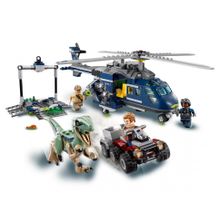 Конструктор LEGO 75928 Jurassic World Погоня за Блю на вертолёте