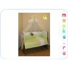 Комплект в кроватку 7 пр. Горошек