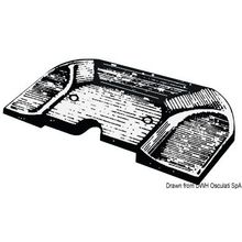 Osculati Plate magnesium anode for Alpha One in outboards, 43.435.12