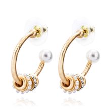 Серьги-кольца с позолотой (арт. 79218-1)