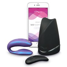 Фиолетовый вибратор для пар We-Vibe Sync Cosmic