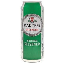 Пиво Мартенс Пилснер, 4*0.500 л., 5.0%, светлое, железная банка, 24