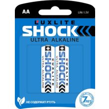 Батарейки Luxlite Shock (BLUE) типа АА - 2 шт.