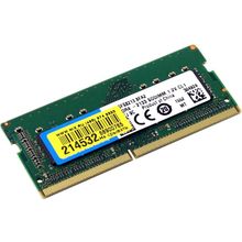 Модуль памяти  Crucial Ballistix   CT4G4SFS8213   DDR4 SODIMM 4Gb    PC4-17000   (for NoteBook)