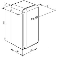 SMEG FAB28LB1