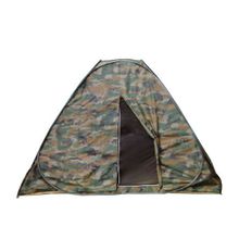 Палатка туристическая Селенга-3 однослойная, 200*200*130 см, самораскладывающаяся, цвет хаки