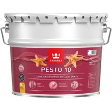 ТИККУРИЛА Песто 10 база A белая эмаль по металлу и дереву (9л)   TIKKURILA Pesto 10 base A эмаль по металлу и дереву матовая (9л)