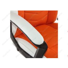 Компьютерное кресло Gamer оранжевый белый