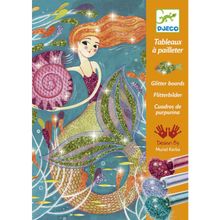 Djeco Картины с блестками Русалки