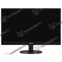 ЖК-монитор 23.6" Philips "243V5QSBA 01" 1920x1080, 25мс (GtG), черный (D-Sub, DVI) [137690]