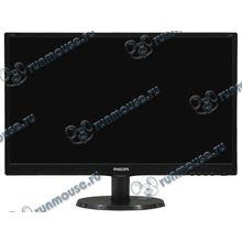 ЖК-монитор 23.6" Philips "243V5QSBA 01" 1920x1080, 25мс (GtG), черный (D-Sub, DVI) [137690]