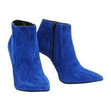 Ботинки  женcкие Marco Barbabella Camoscio  248B, цвет синий, 38