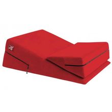 Красная подушка для секса из двух частей Liberator Wedge Ramp Combo (222561)
