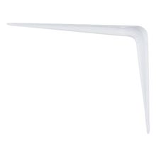 Кронштейн угловой с ребром, 250х300 мм, белый СибрТех 94017