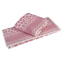 Махровое полотенце 70x140 "MARBLE", розовый, 100% Хлопок