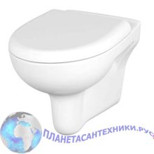 Унитаз подвесной CERSANIT NATURE NEW CLEAN ON сиденье микролифт дюропласт