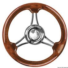 Osculati Steering wheel mahogany 350 mm, 45.152.05