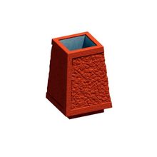 Урна бетонная У-4 (кирпичное напыление)