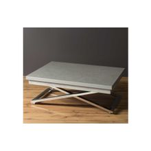 Слайн Стол-трансформер Левмар Cross P02 S79 Гриджио нерж.сталь