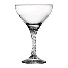 Шампанское-блюдце «Твист»; стекло; 280мл; D=105,H=160мм; прозрачный 44616 b