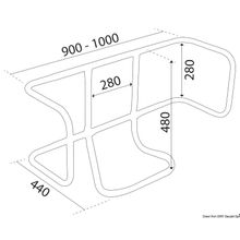 Osculati Universal Liferaft Holder, 22.700.00