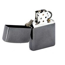 Зажигалка серая матовая Zippo Classic с покрытием Gray Dusk