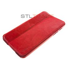 G750F Mega 2 Samsung Galaxy Футляр-книга Hoco Crystal Leather red