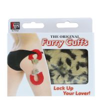 Dream Toys Леопардовые наручники METAL HANDCUFF WITH PLUSH LEOPARD (леопард)