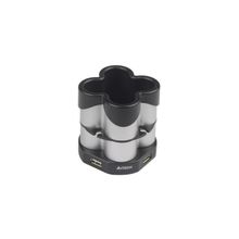 A4Tech 77  черный серебристый 4-port usb2.0