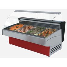 Витрина универсальная -6 + 6 Криспи Блюз 1.22м