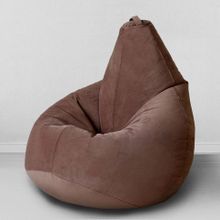 MyPuff кресло мешок Груша Шоколад, размер Комфорт, мебельная ткань: bbb_427