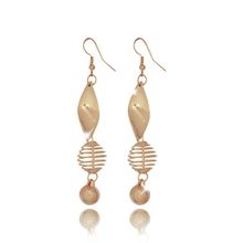 Длинные серьги под золото, MIA collection (арт. 51952-9529)