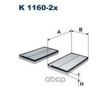 Фильтр Салона Стандарт Bmw Serie 5 (E60 E61), Serie 6 (E63 E64) Filtron арт. K11602X