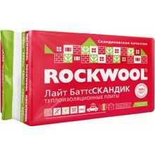 Rockwool Лайт Баттс Скандик 0.6 м*1.2 м 100 мм