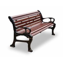Садово-парковая скамейка «НАУТИЛУС» (2,0м (три опоры) (148 кг.))