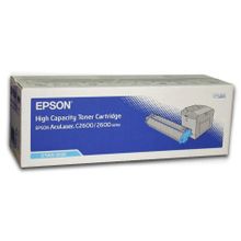 Тонер epson aculaser c2600 голубой c13s050228